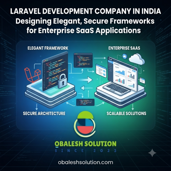 Laravel Development Company in India: Designing Elegant, Secure Frameworks for Enterprise SaaS Applications
