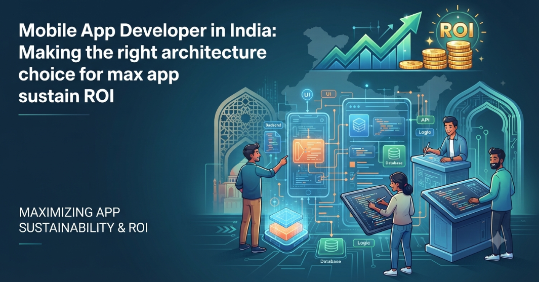 Mobile app developer in India: Making the right architecture choice for max app sustain ROI